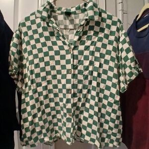 Checkered Button Down